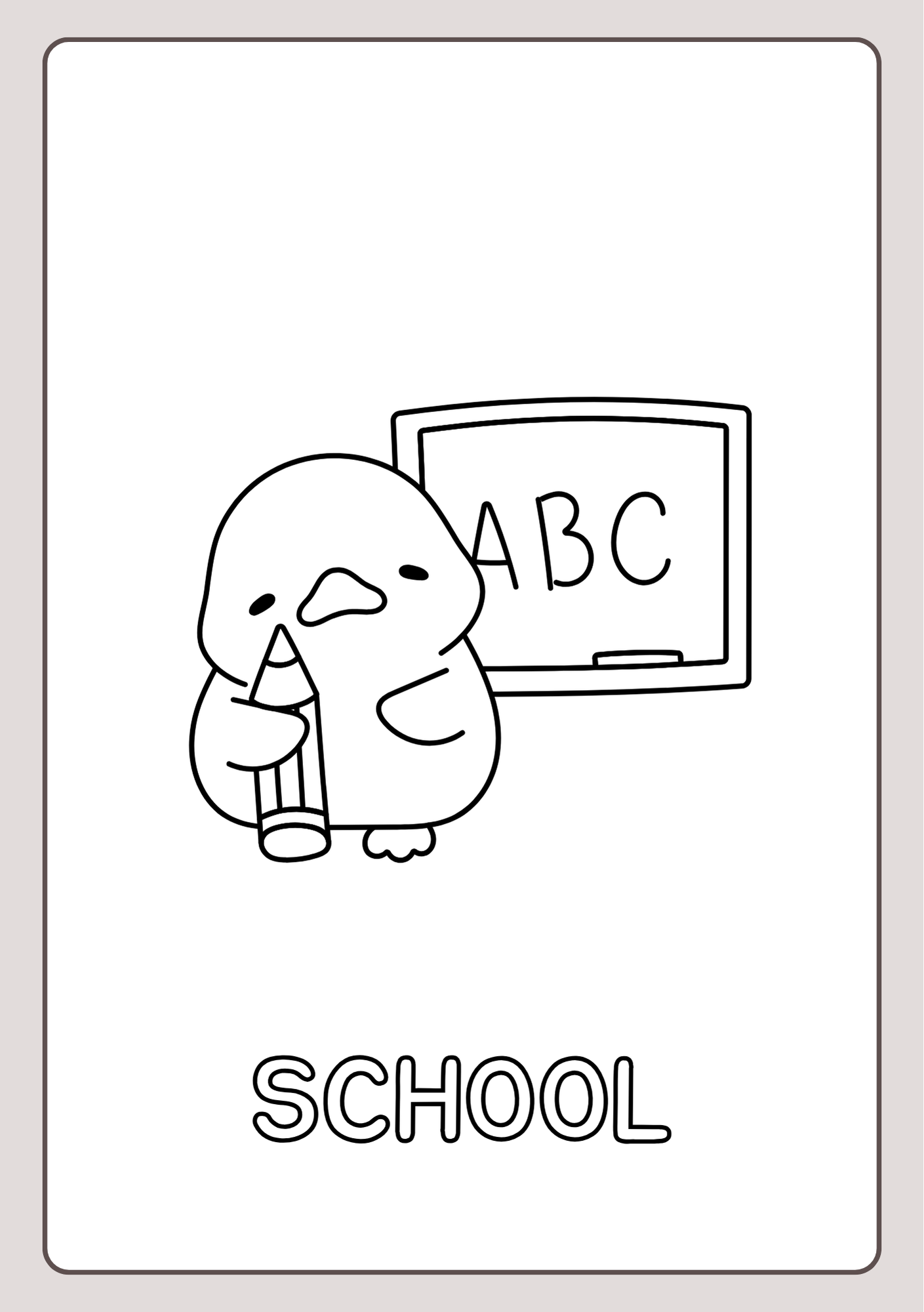 Booklet para colorear
