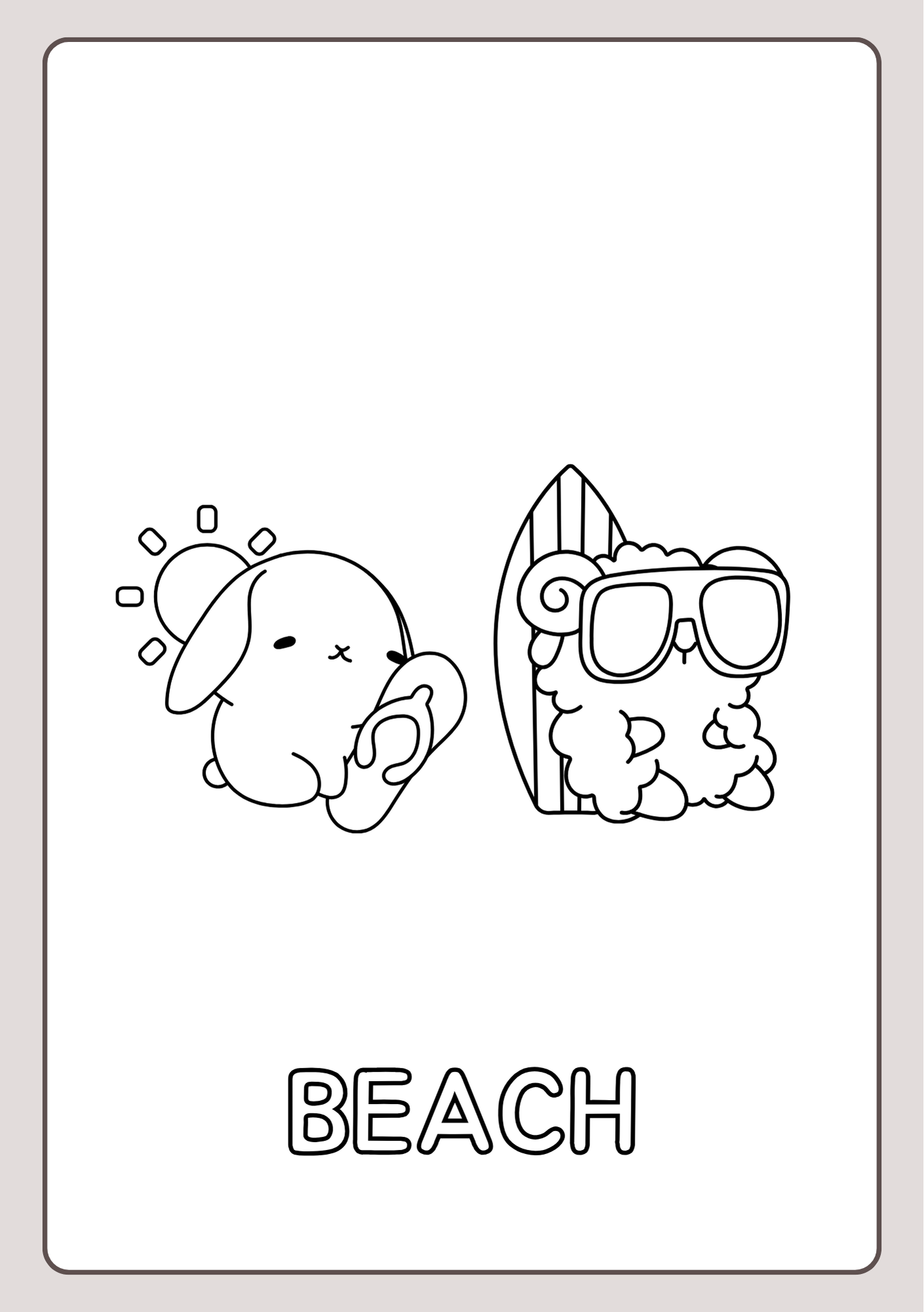 Booklet para colorear