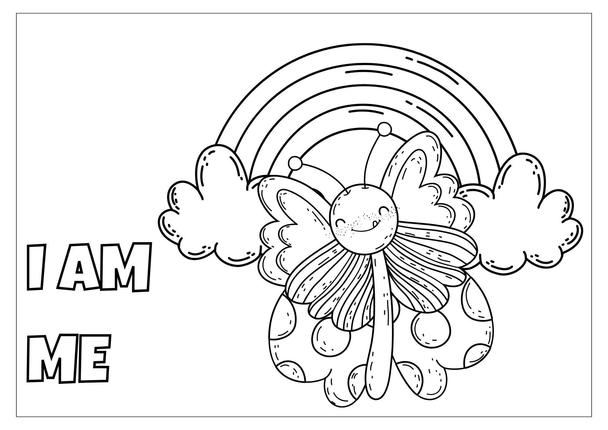 Mariposa para colorear
