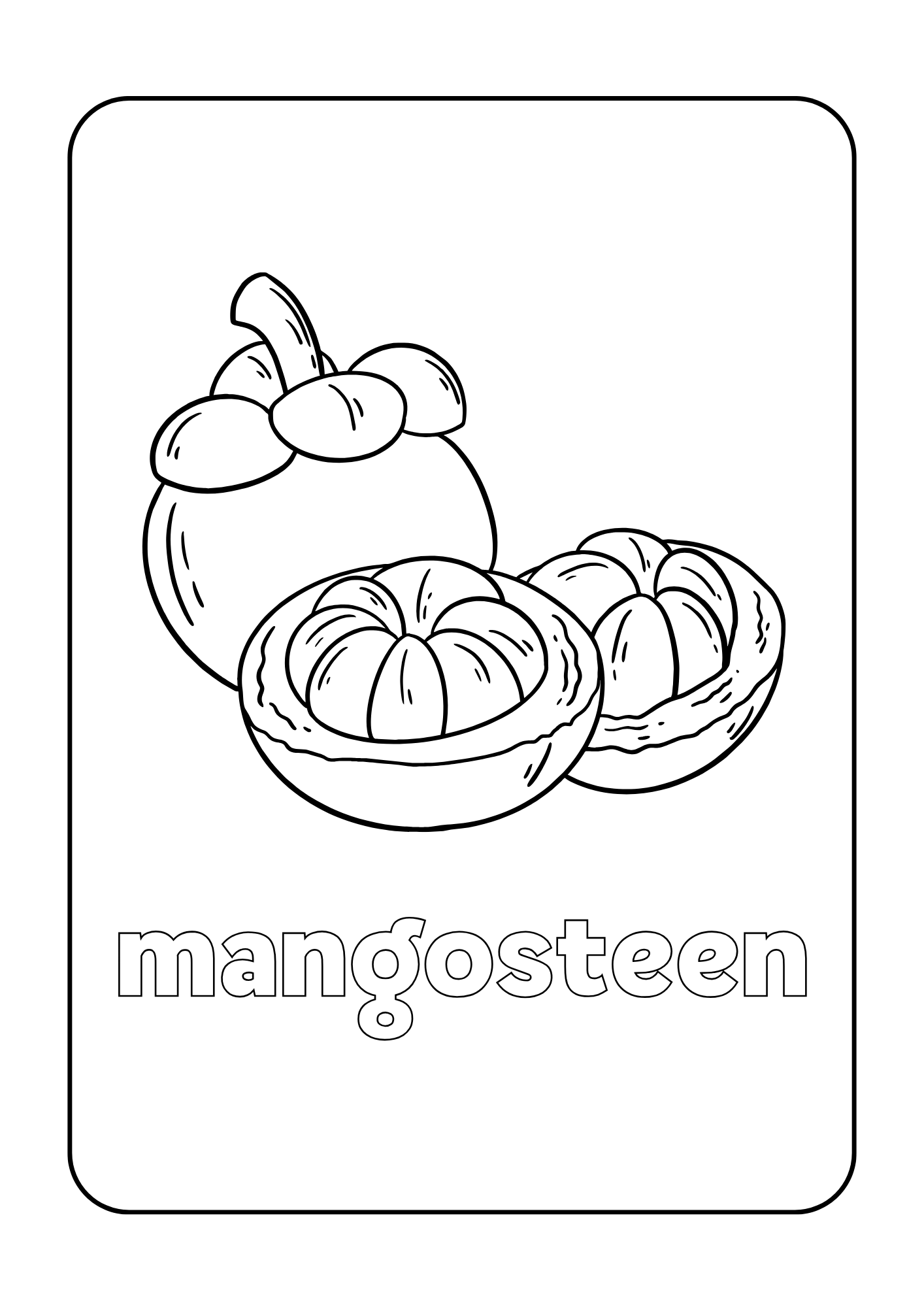Fruits para colorear