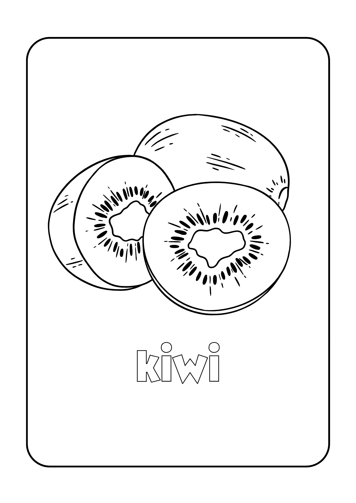 Fruits para colorear
