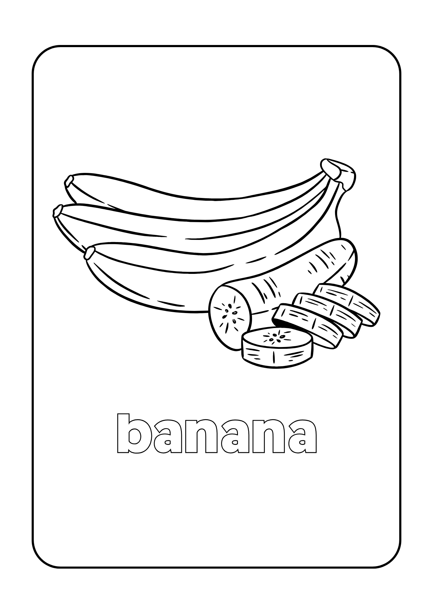 Fruits para colorear