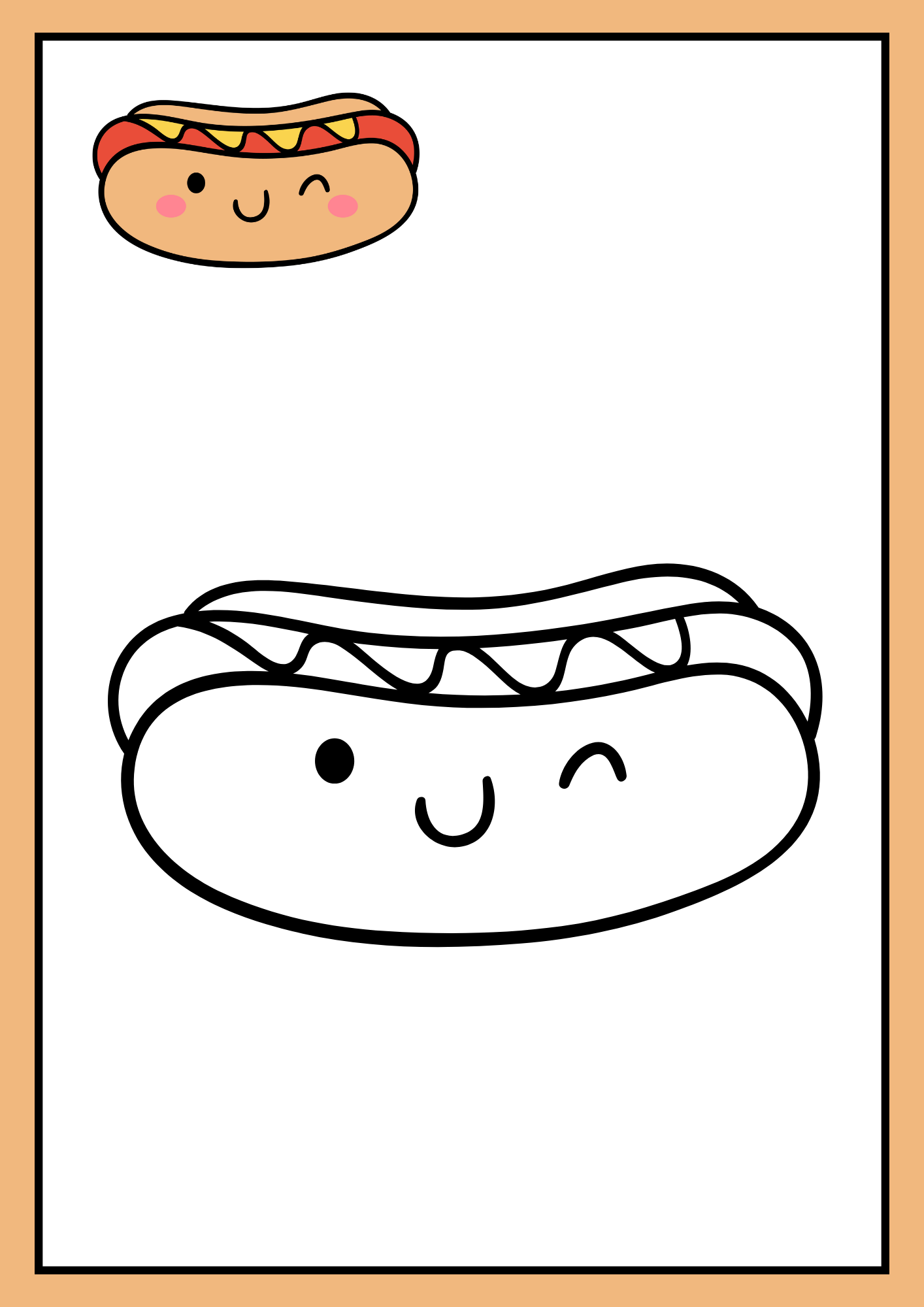 Kawaii para colorear