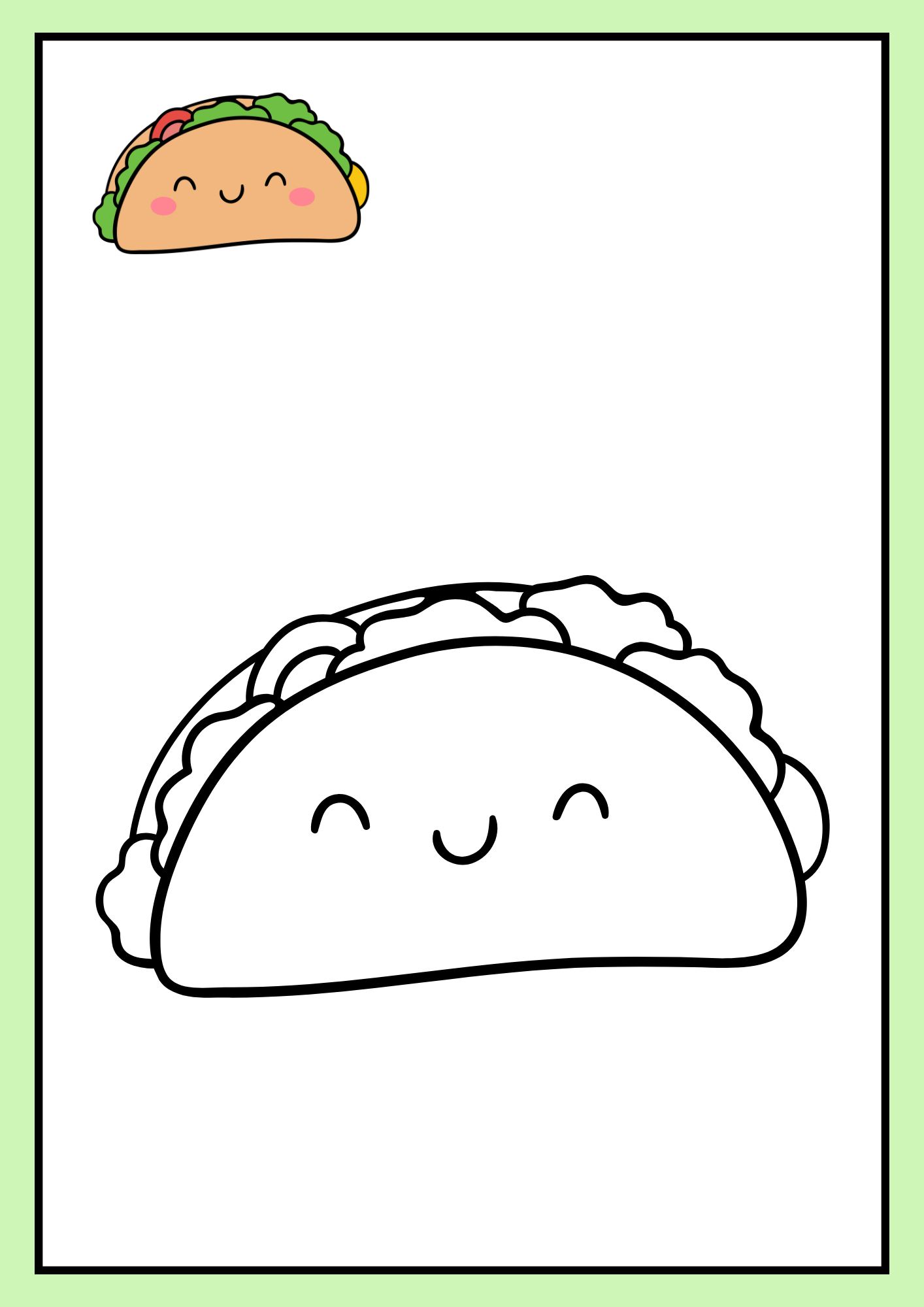Kawaii para colorear