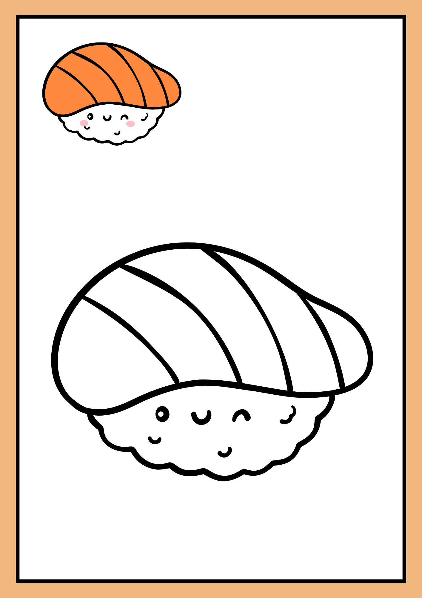 Kawaii para colorear