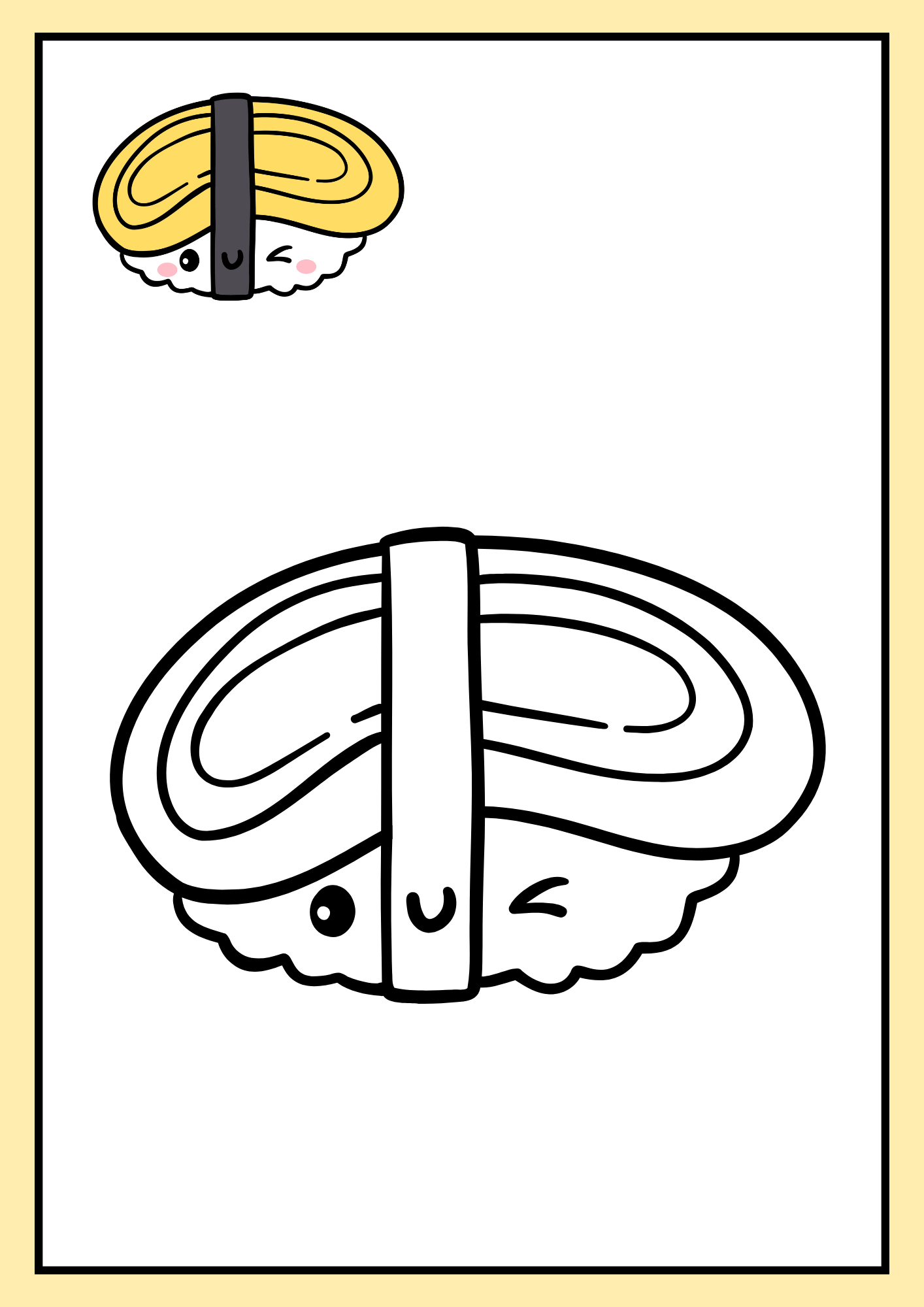 Kawaii para colorear
