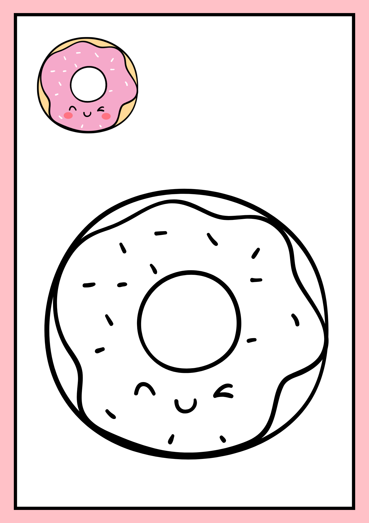 Kawaii para colorear
