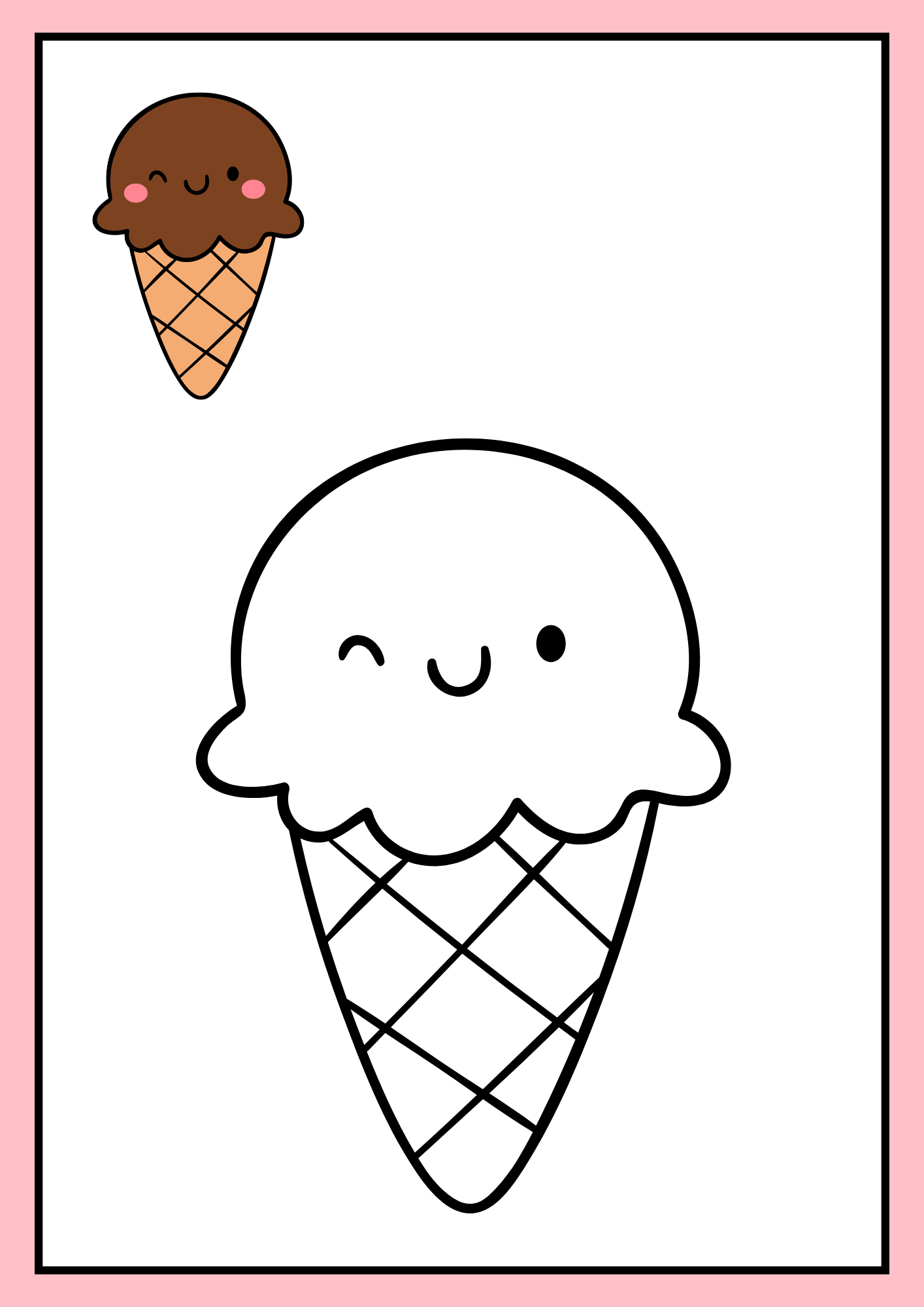 Kawaii para colorear