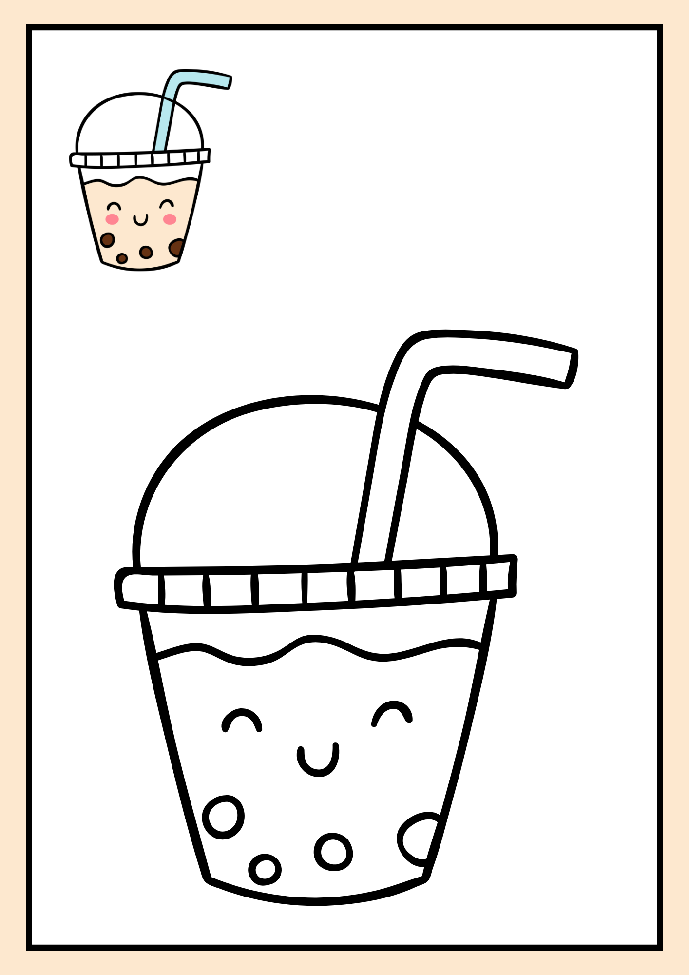 Kawaii para colorear