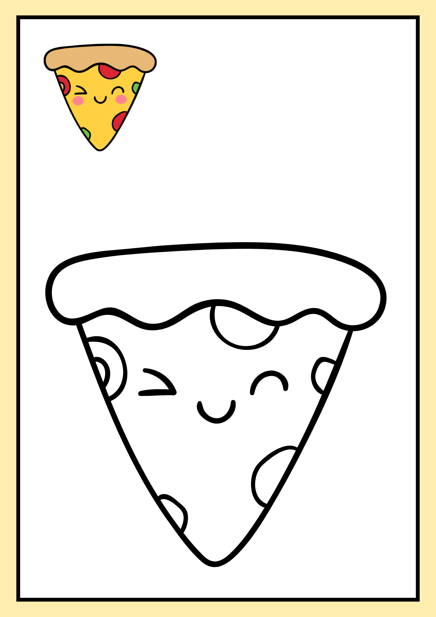 Kawaii para colorear
