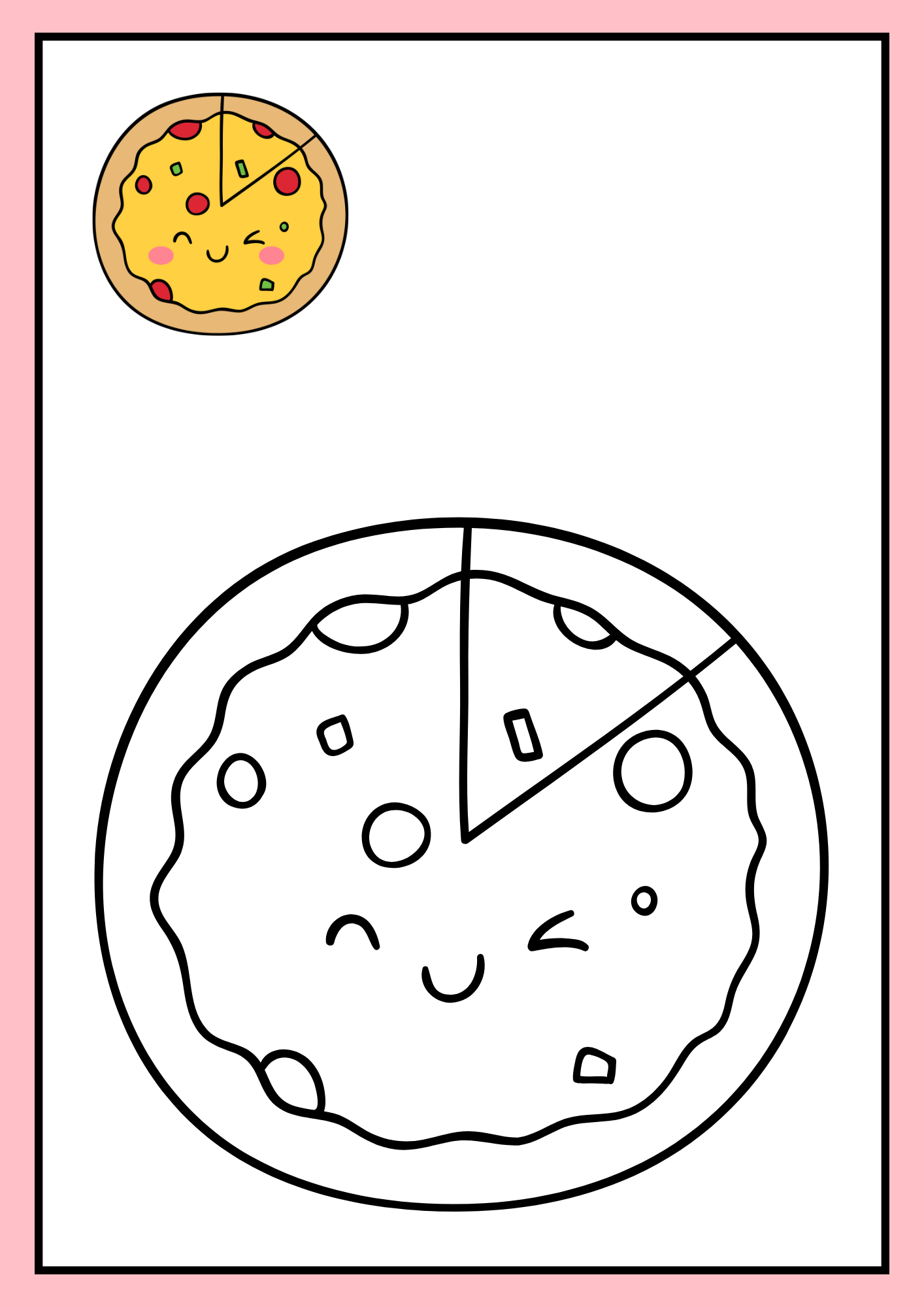 Kawaii para colorear