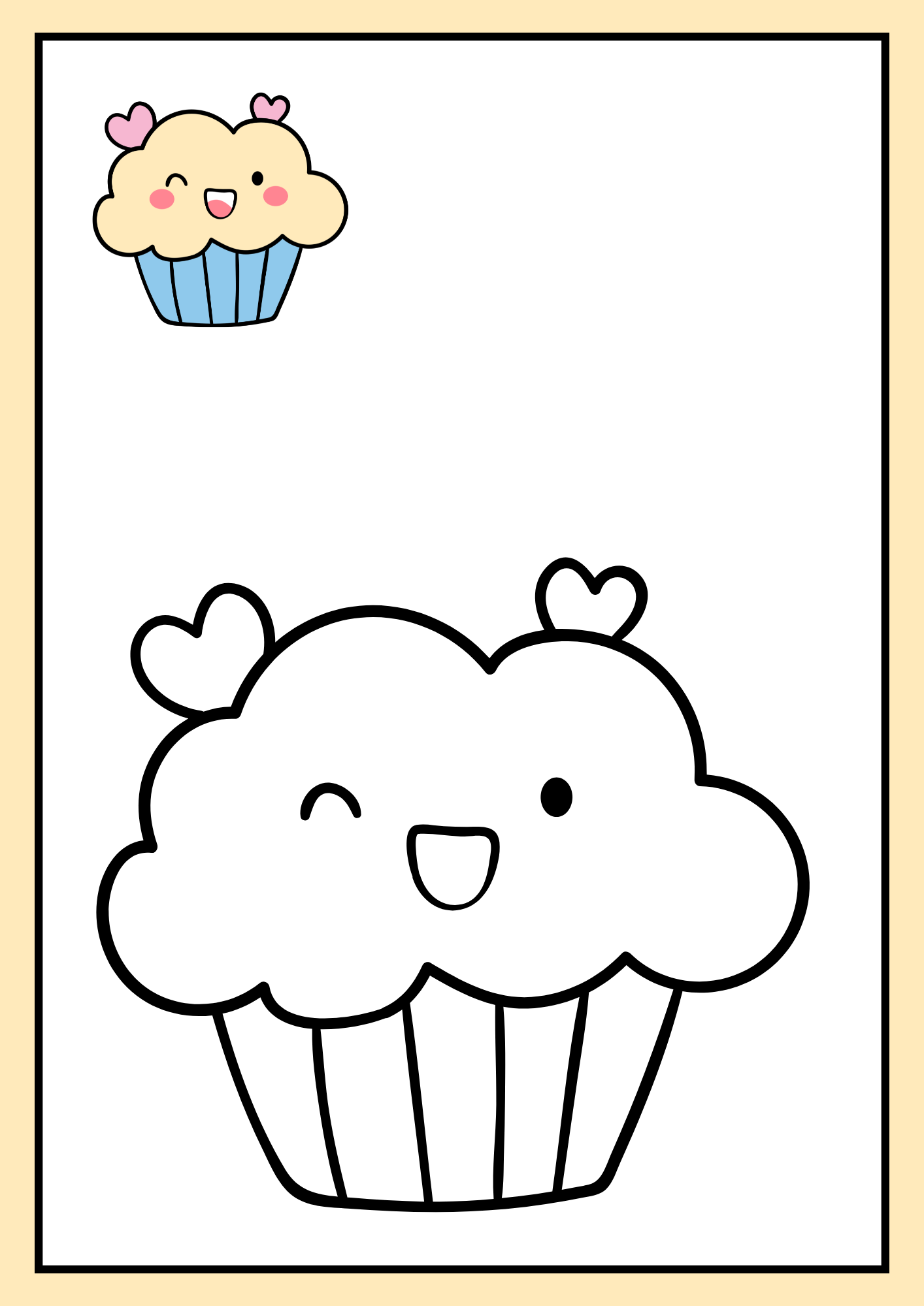 Kawaii para colorear