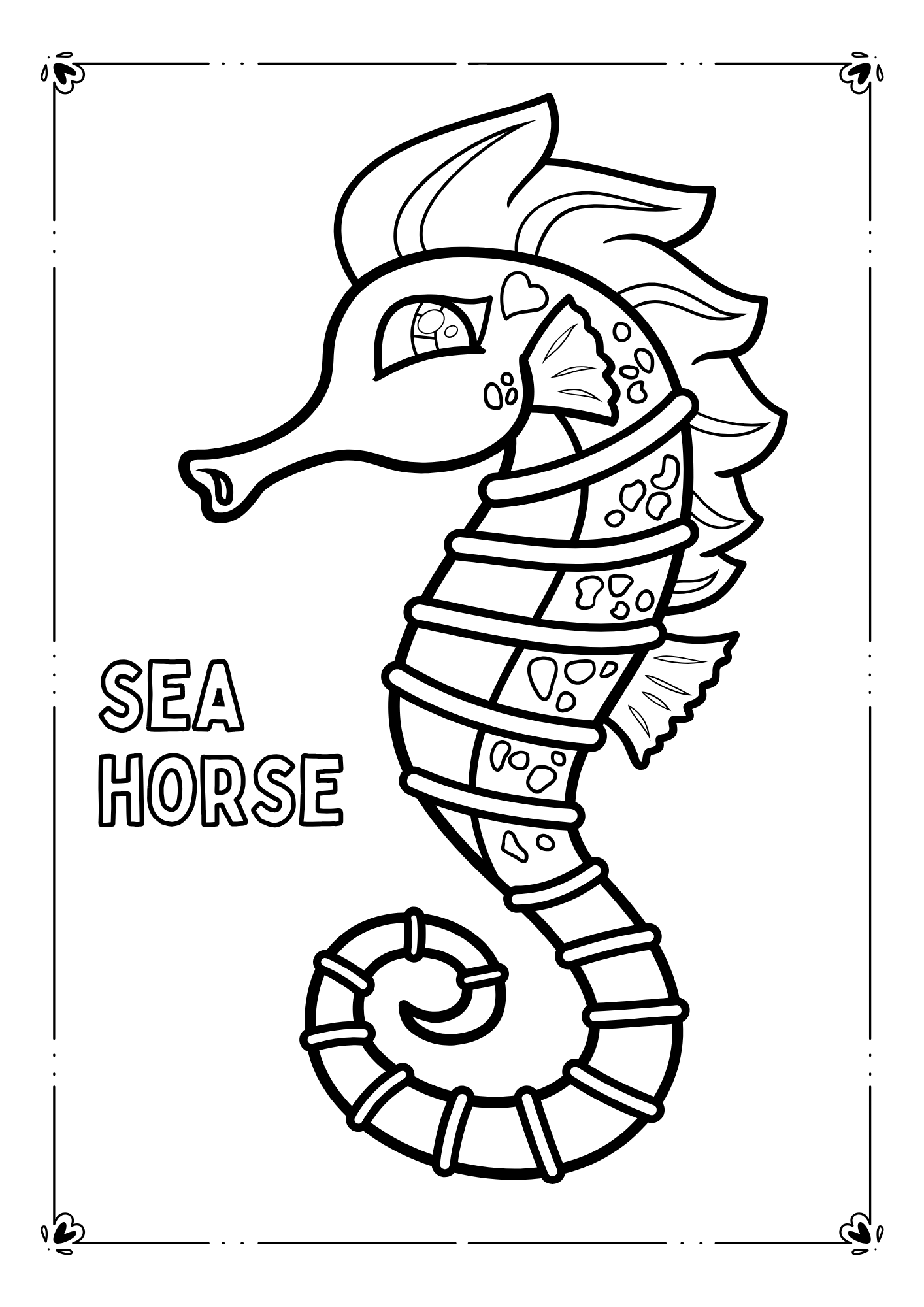 Sealife para colorear