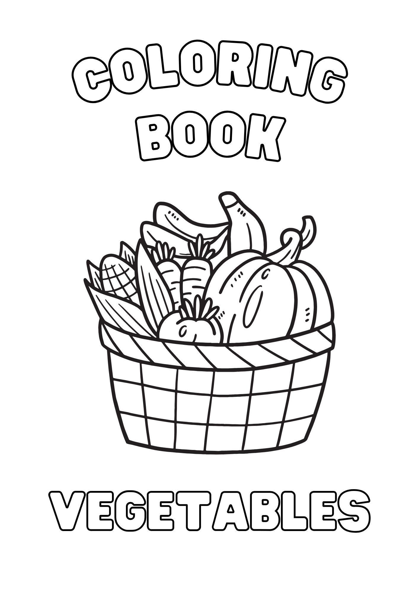 Vegetal para colorear