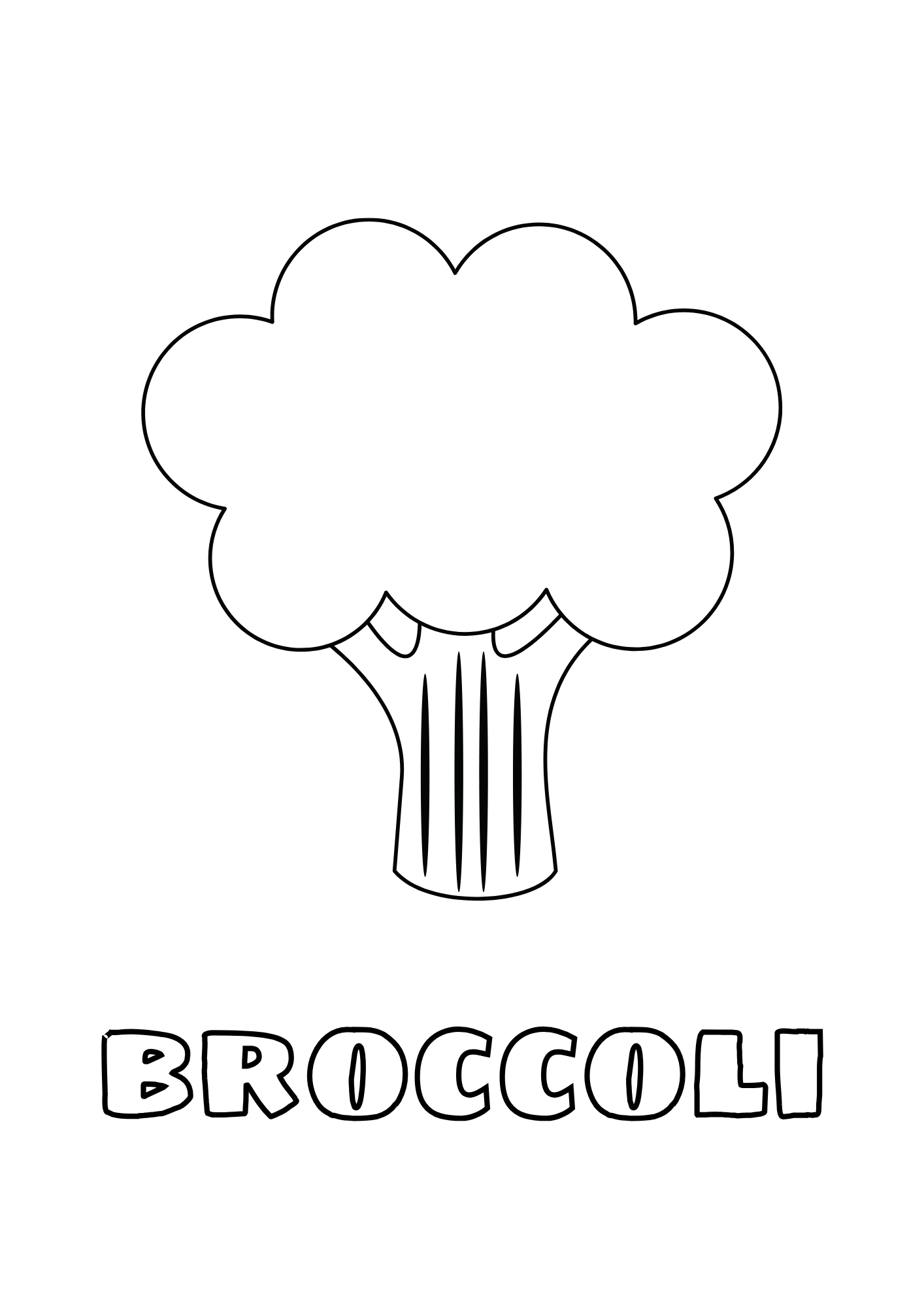 Vegetal para colorear